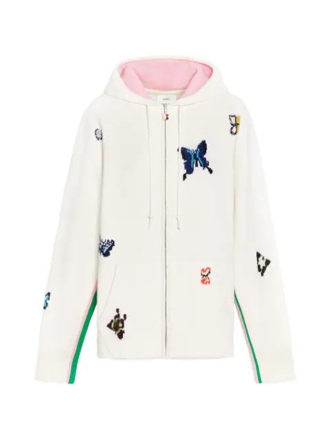 Barrie x Damien Hirst The Butterflies cashmere hoodie