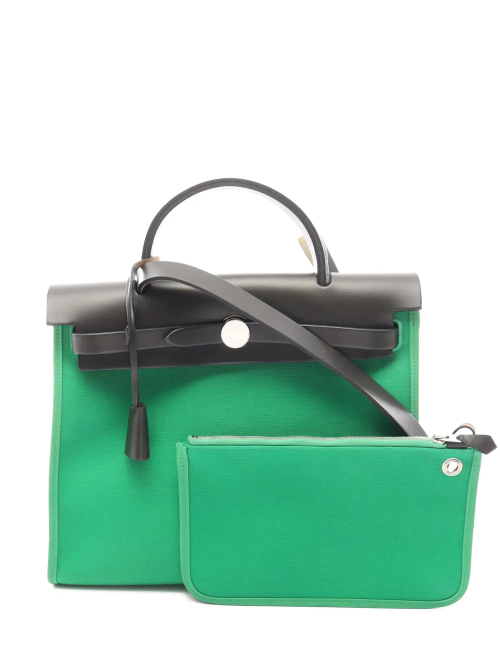 Hermès Pre-Owned 2020 Toile Herbag Zip 31 satchel - Grün