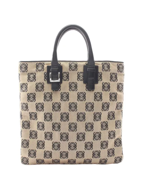 Loewe Pre-Owned tote Anagram de lona 2002-2026