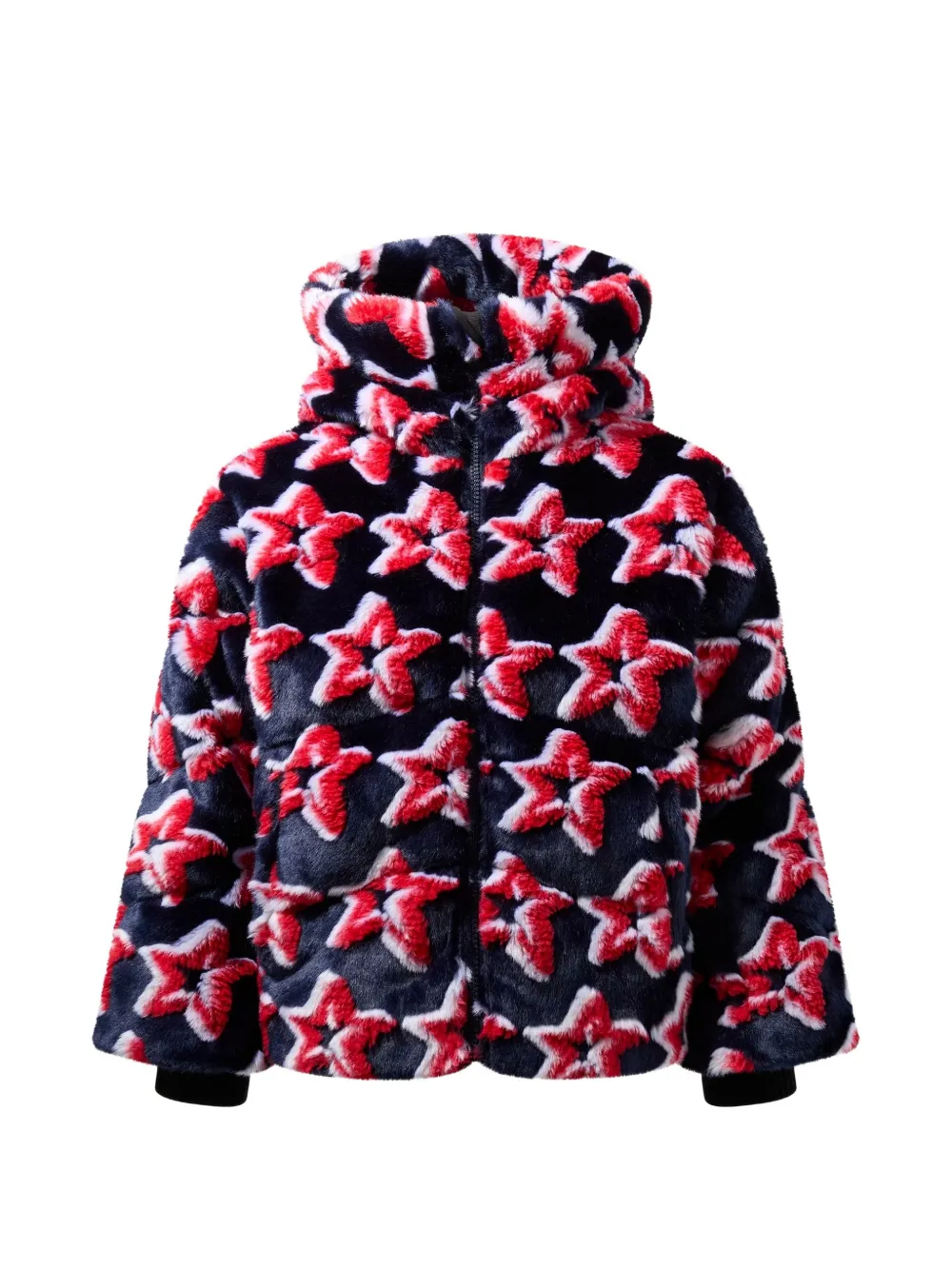 Perfect Moment Kids Apres star-print jacket - Blu