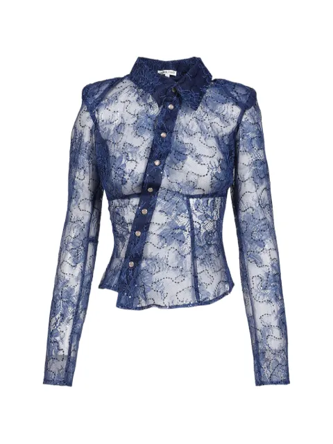 Natasha Zinko Blouska sequin-embellished lace shirt