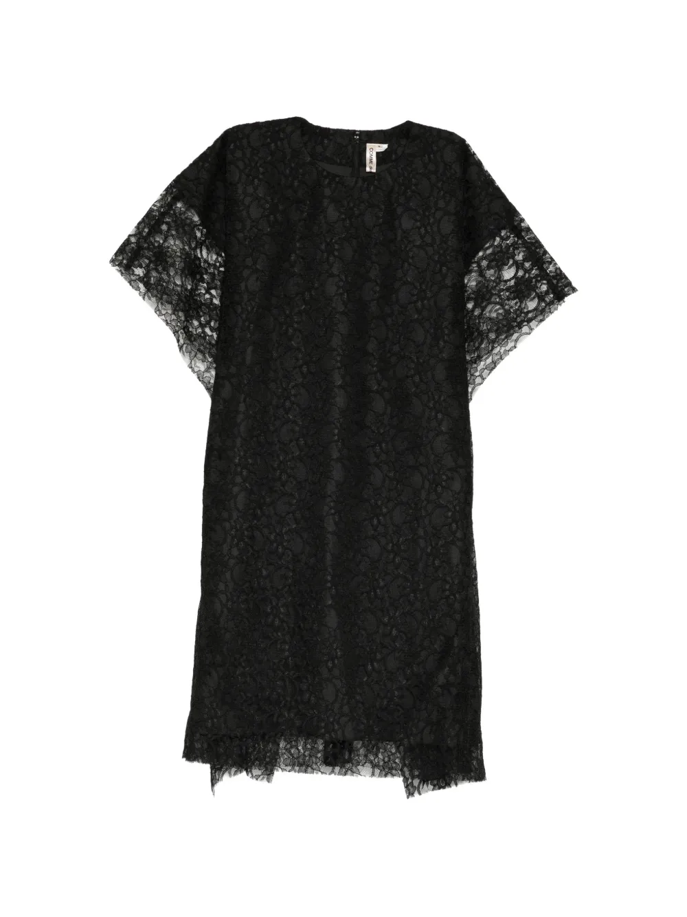 Comme Des Garçons lace midi dress Zwart