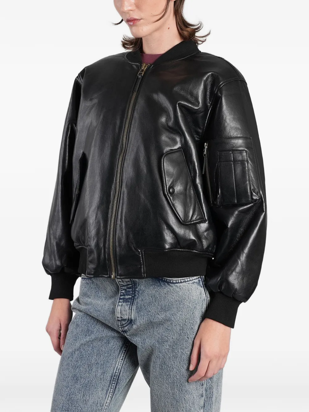 ANINE BING Leon bomber Zwart