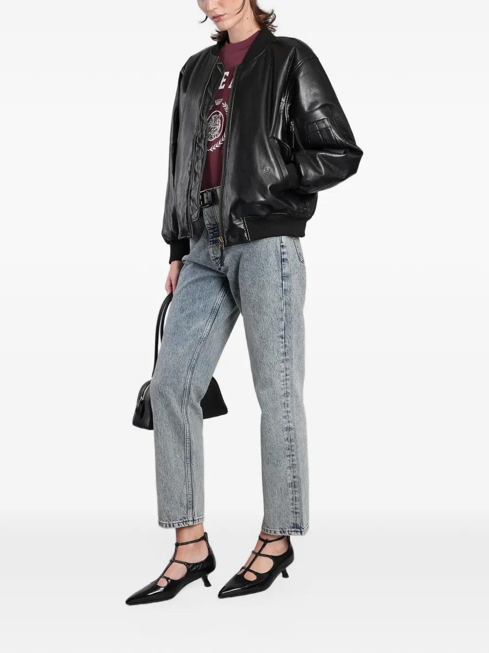 ANINE BING Leon bomber Zwart