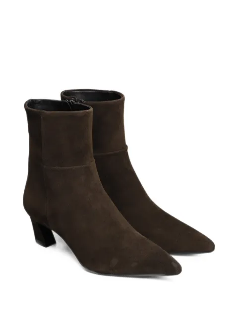Evaluna pointed-toe calf suede boots