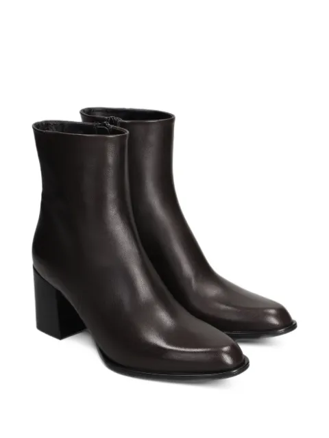 Evaluna square-toe ankle boots