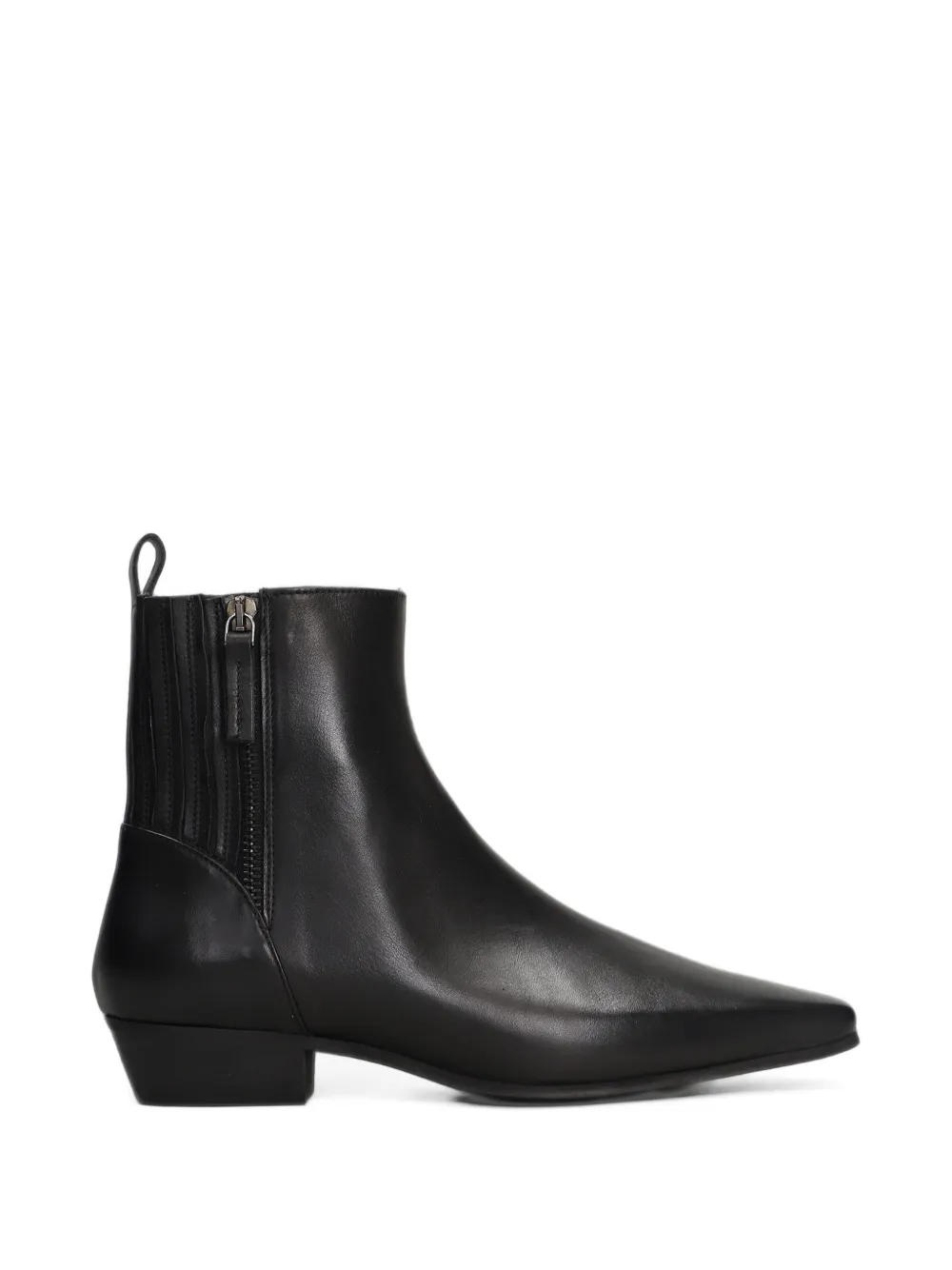 Evaluna pointed-toe ankle boots - Noir