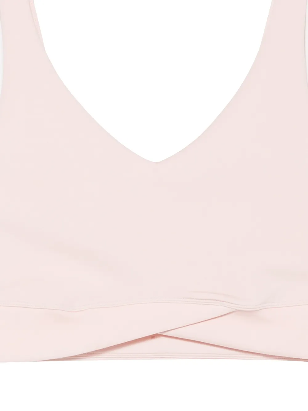 Repetto crossover V-neck sports bra Roze