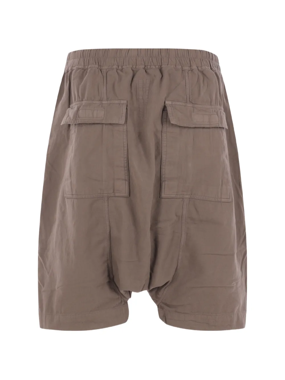 Rick Owens DRKSHDW drop-crotch drawstring shorts Grijs
