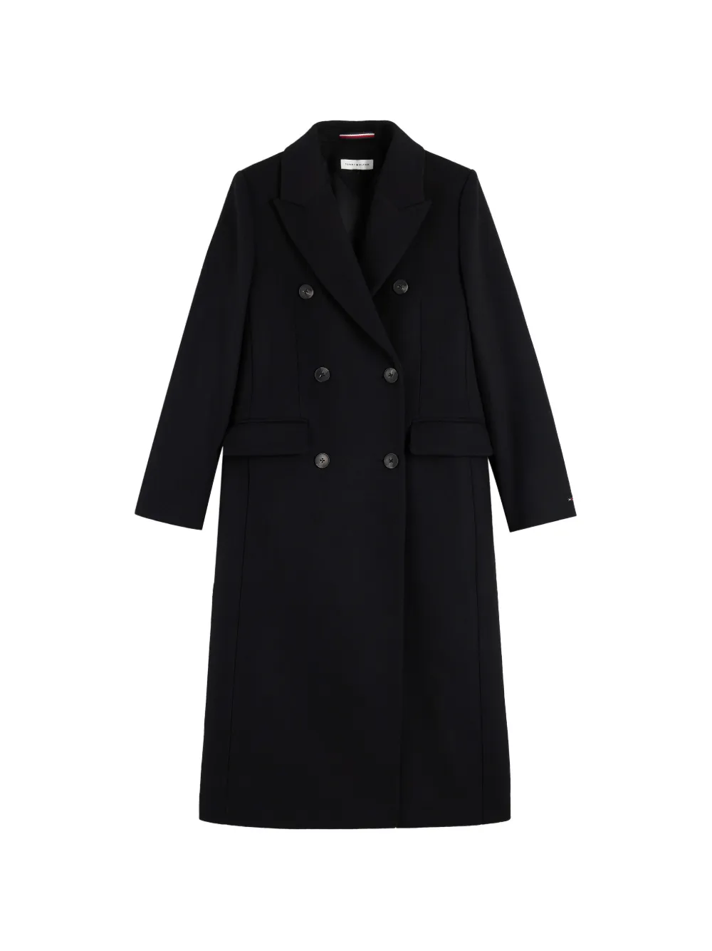 Tommy Hilfiger double-breasted coat - Black