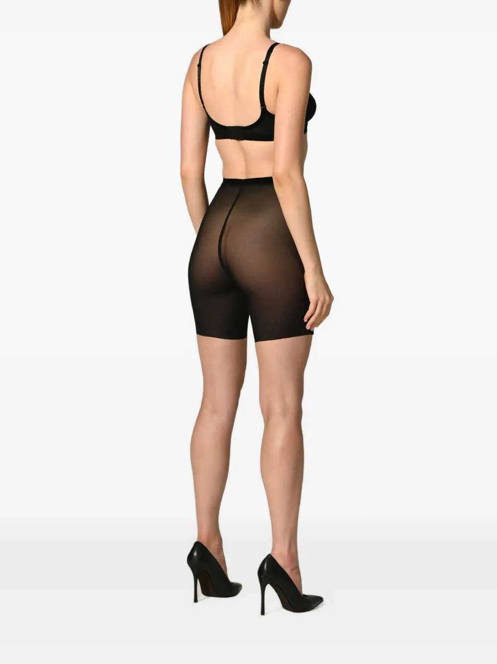 Wolford Shorts met mesh Zwart