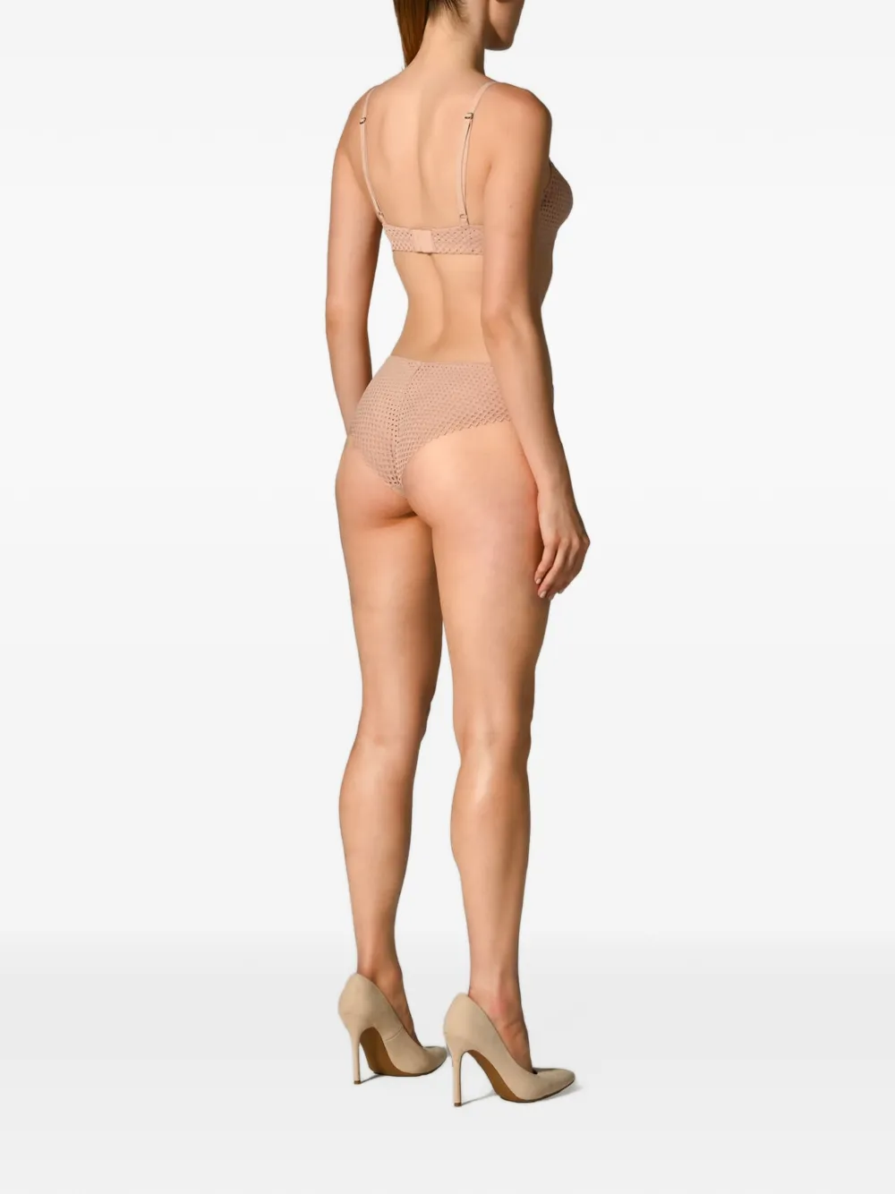 Wolford Romantic slip met kanten detail Roze
