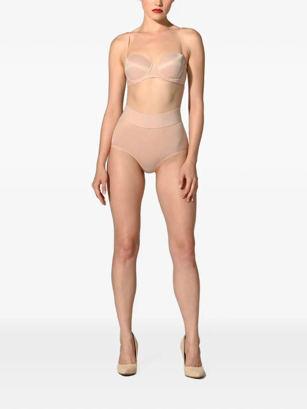 Wolford sheer touch bandeau bra Roze