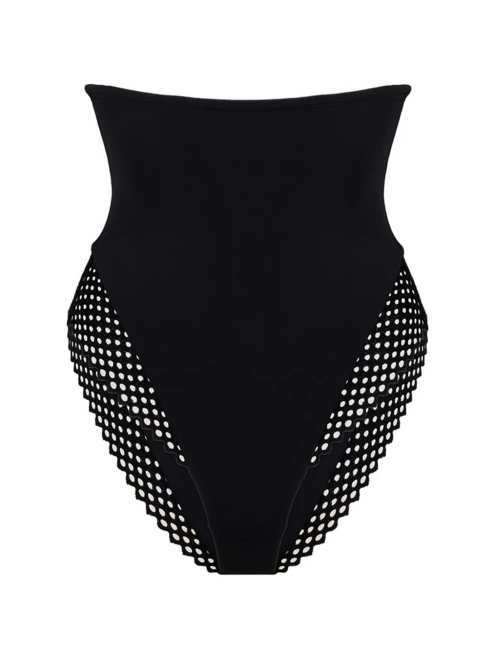 Wolford Romantic Net high-waisted briefs - Schwarz