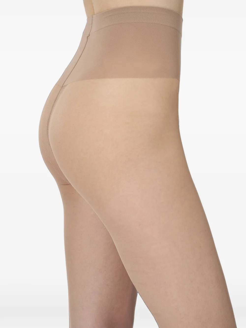 Wolford 10 doorzichtige panty Beige