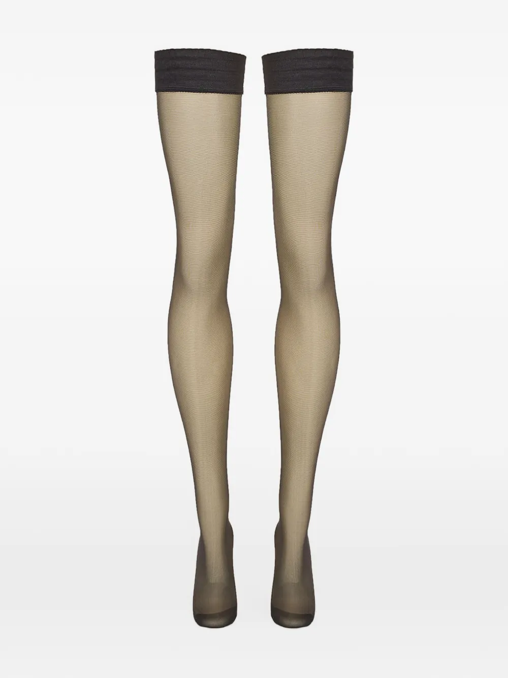 Wolford 20 Stay-up Sheer Stockings In Green
