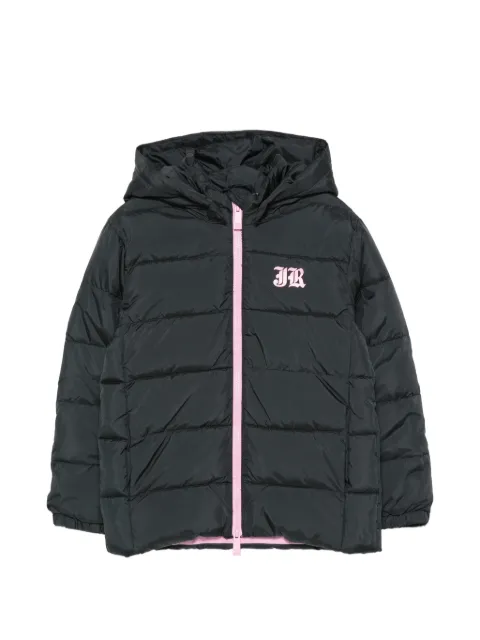 John Richmond Junior quilted hooded jacket