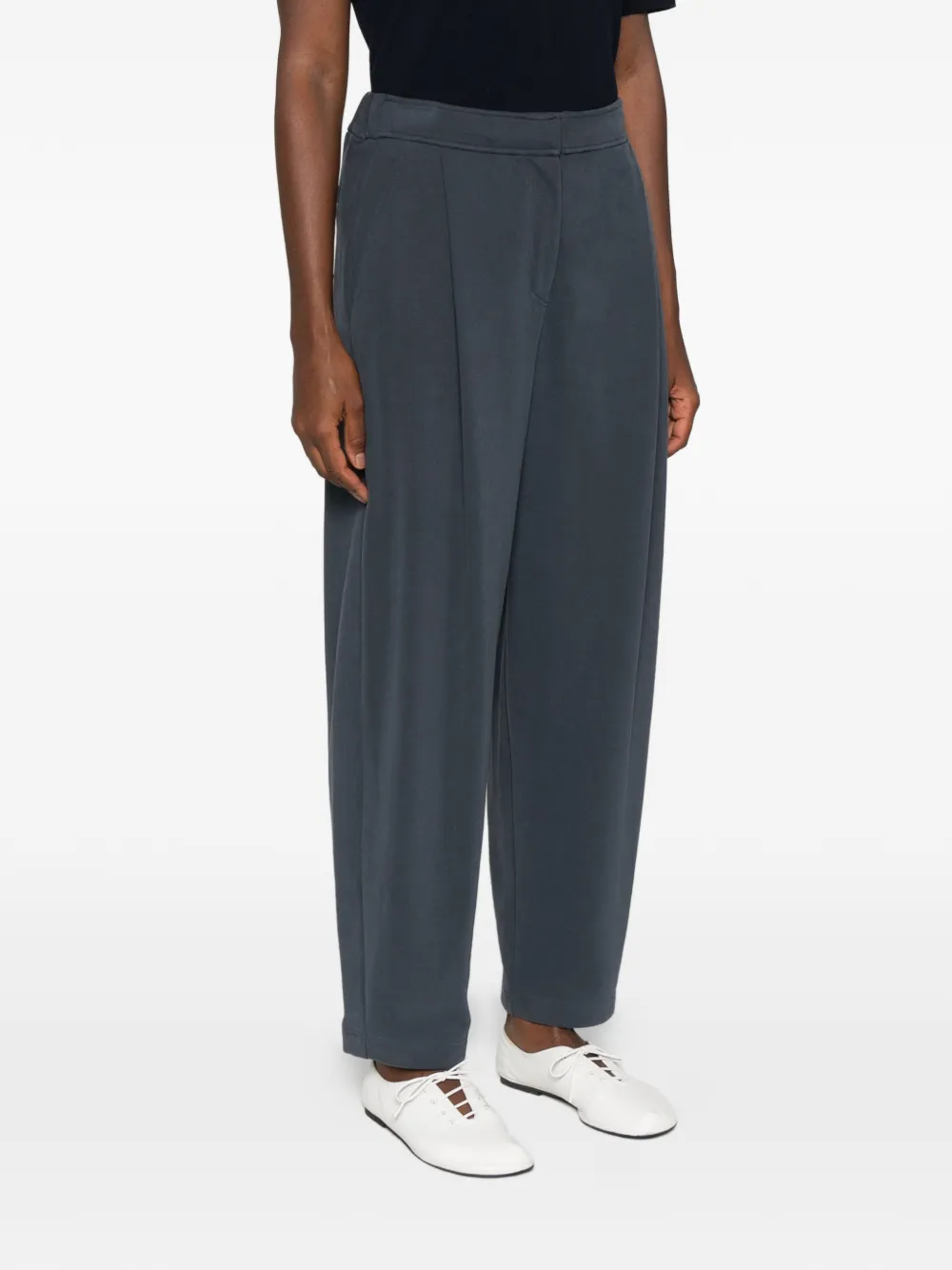 Brunello Cucinelli pleated track pants Blauw