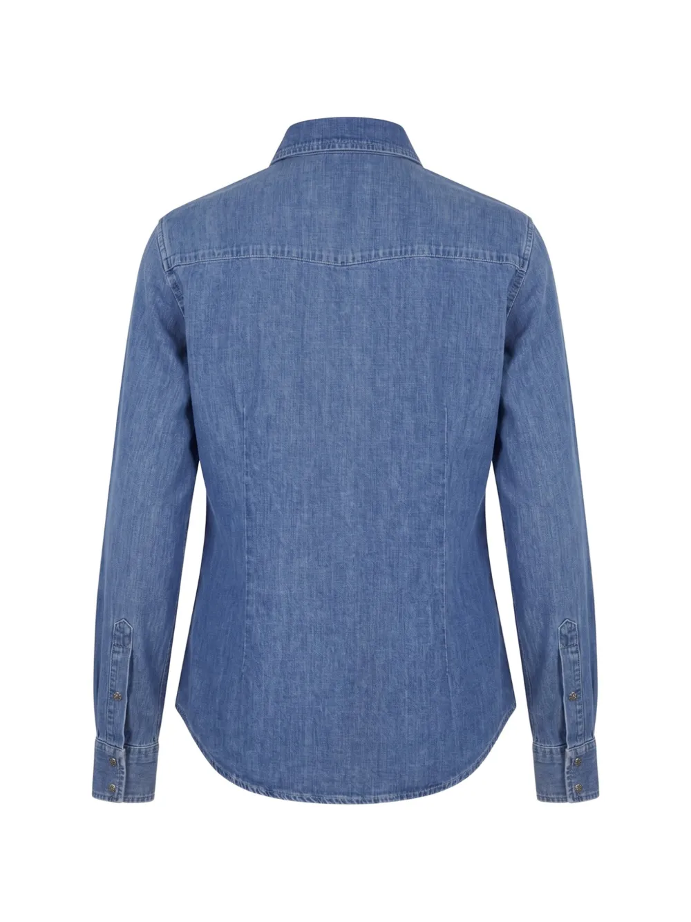 DONDUP Blouse in westernstijl van denim Blauw