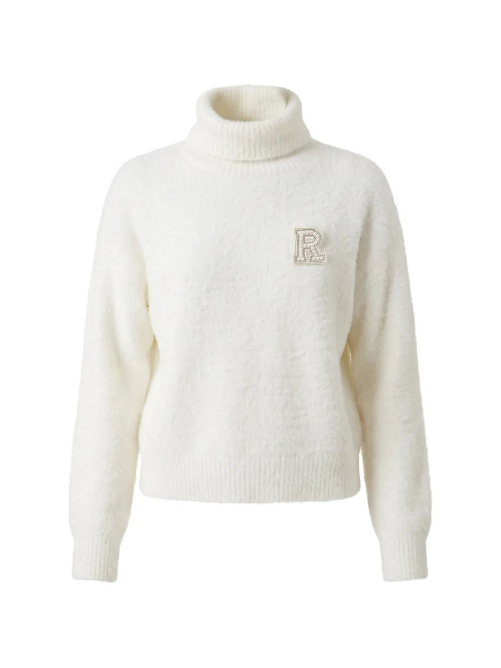 RUDSAK Alisya fuzzy-knit roll-neck sweater