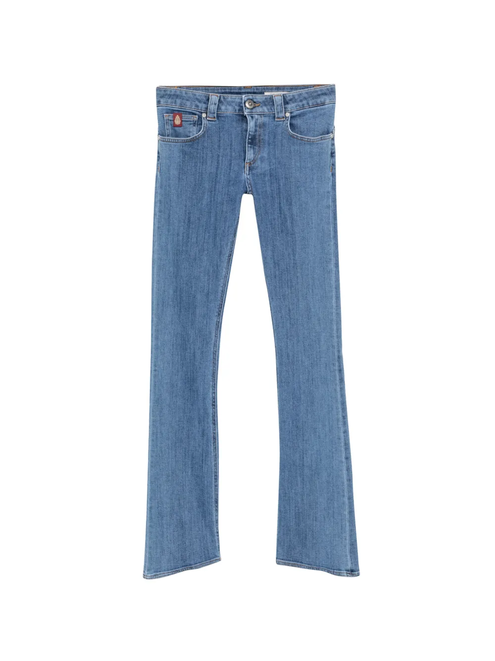 DONDUP faded flared-hem jeans - Blau