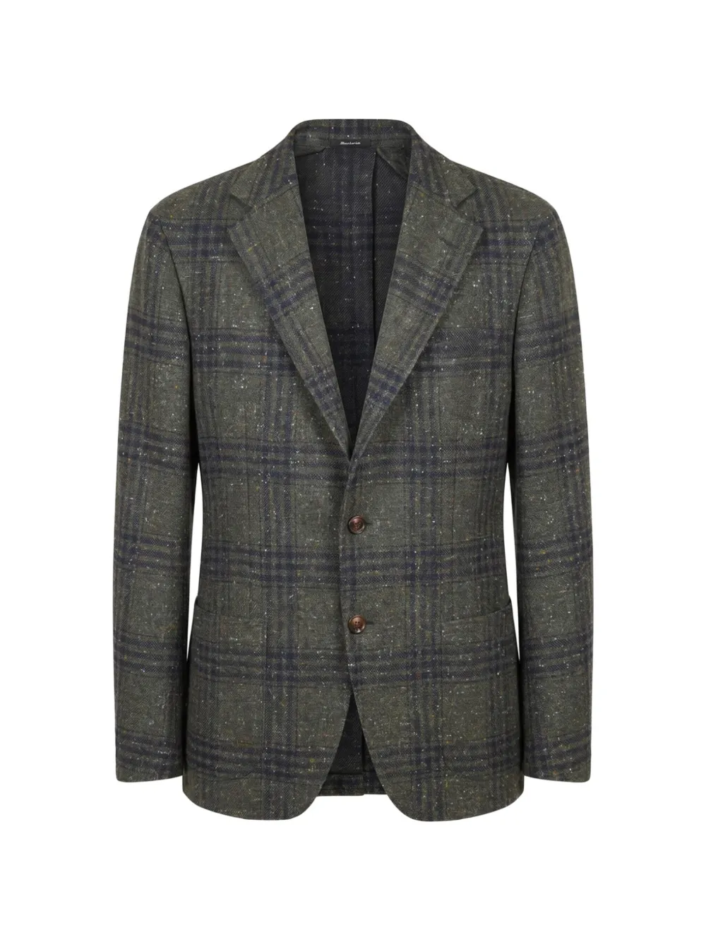 SARTORIO NAPOLI check-pattern single-breasted blazer