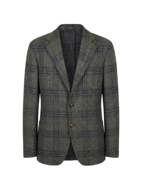 SARTORIO NAPOLI check-pattern single-breasted blazer