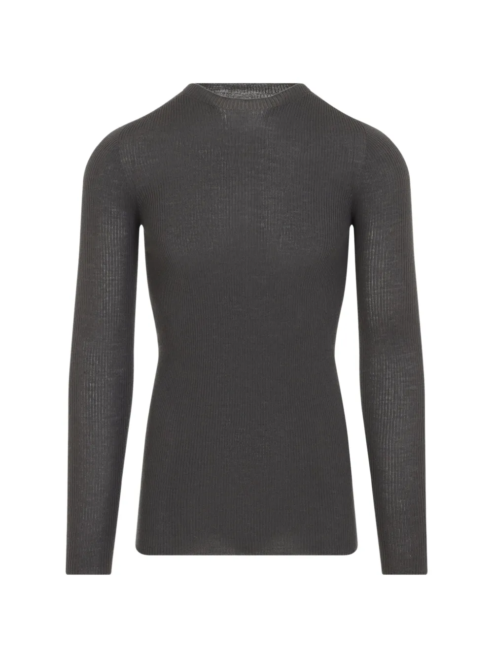 Rick Owens ribbed-knit sweater - Grau