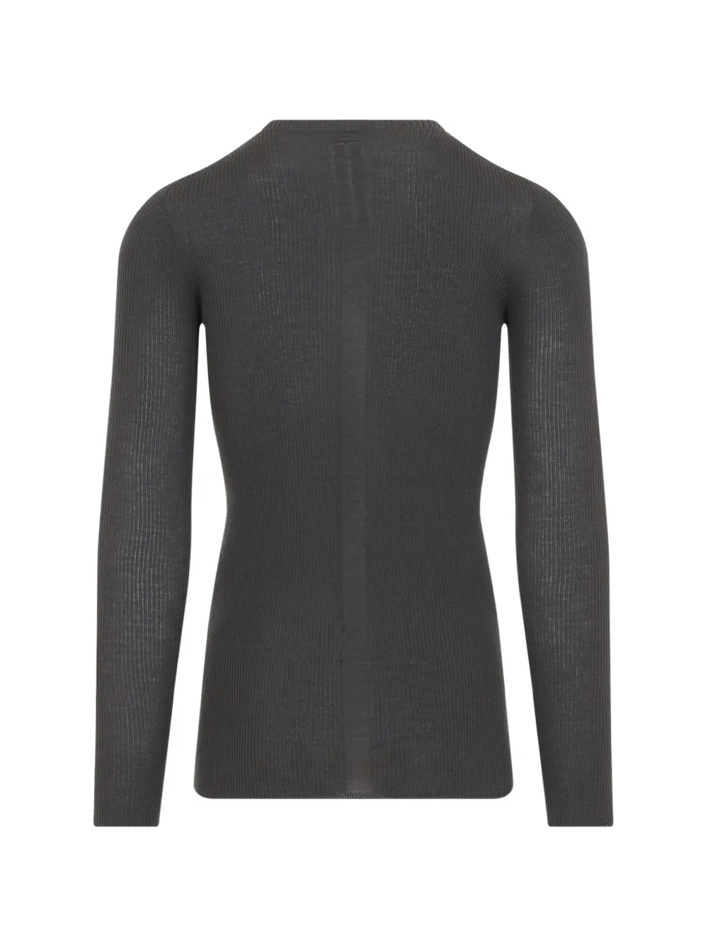 Rick Owens ribbed-knit sweater Grijs