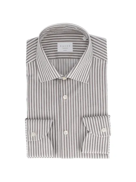 Xacus Travel Shirt striped shirt
