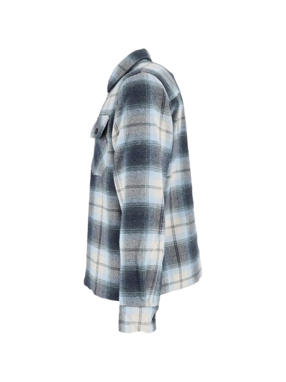 Schott Geruit shirtjack Blauw