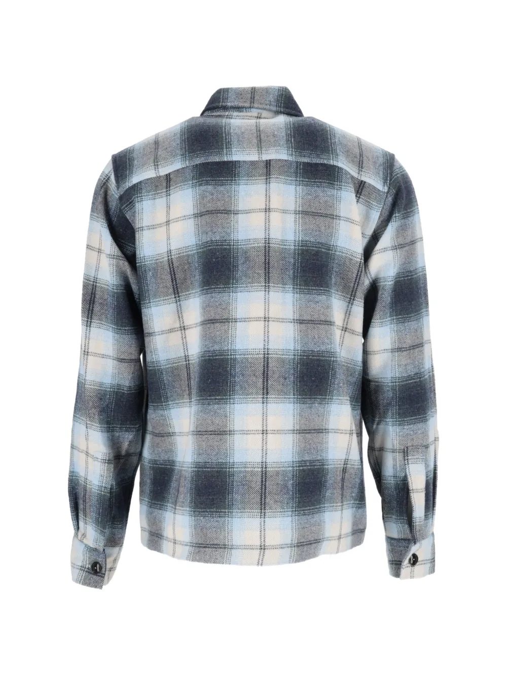Schott Geruit shirtjack Blauw