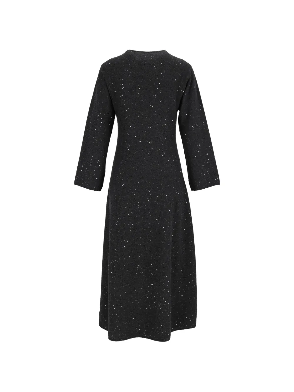 Antonelli sequin-embellished long-sleeve maxi dress Grijs
