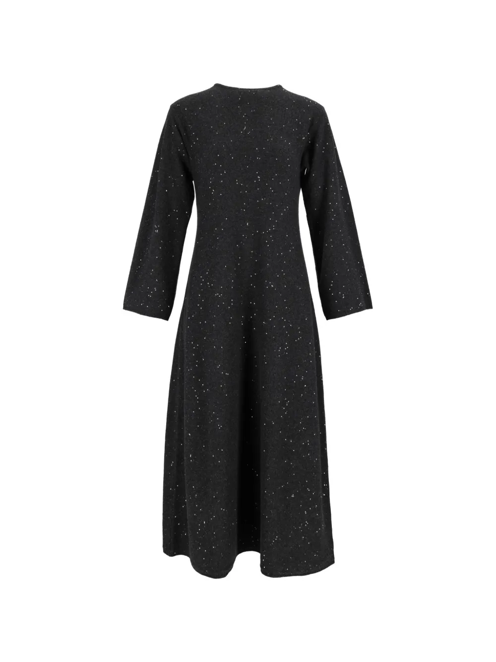 Antonelli sequin-embellished long-sleeve maxi dress Grijs
