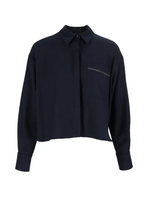 Antonelli chest-pocket long-sleeve shirt