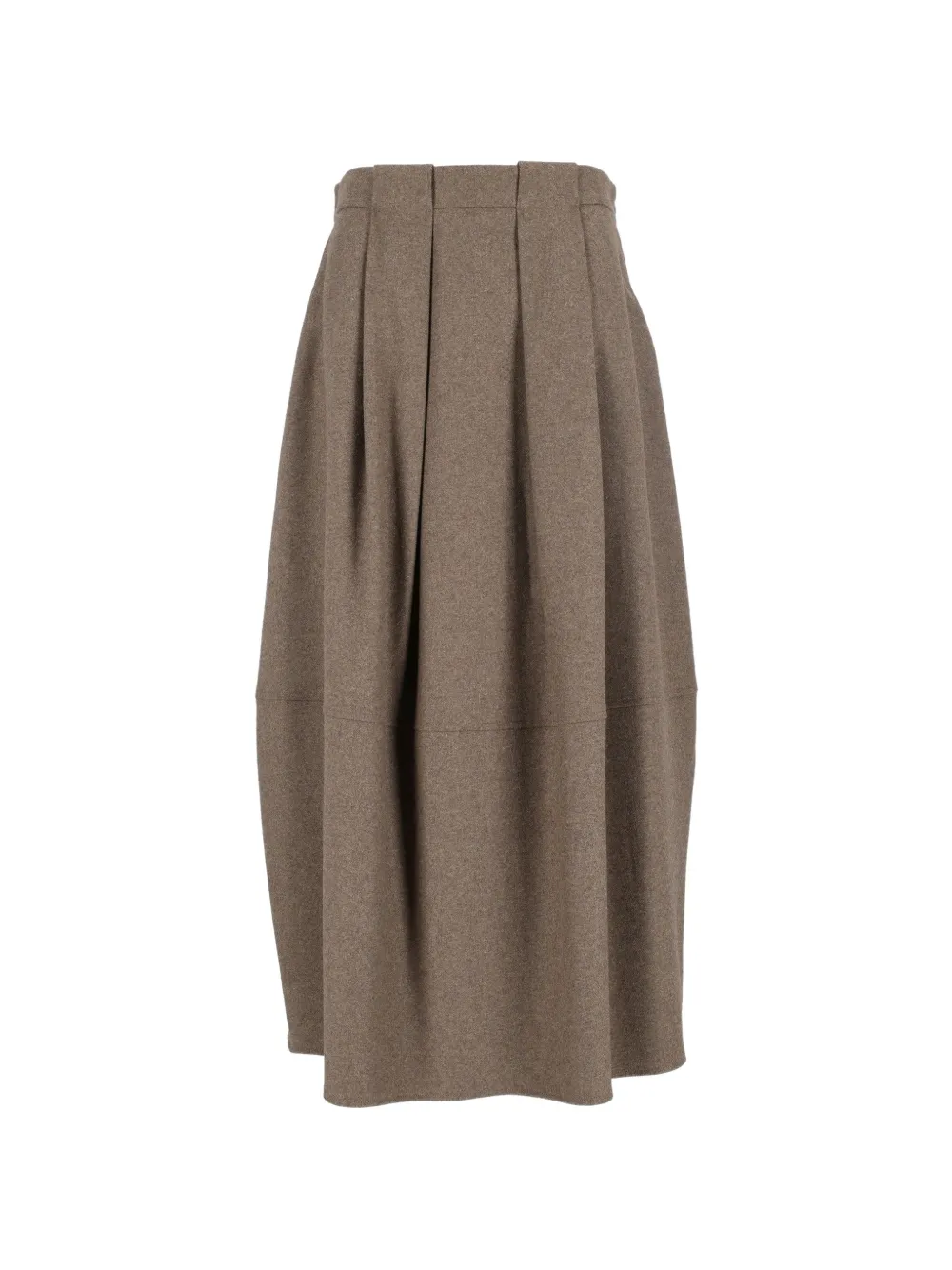Antonelli pleated midi skirt Bruin