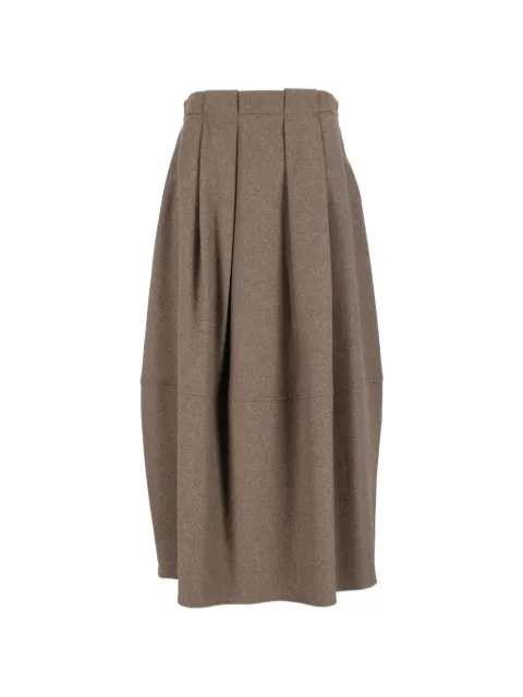Antonelli pleated midi skirt
