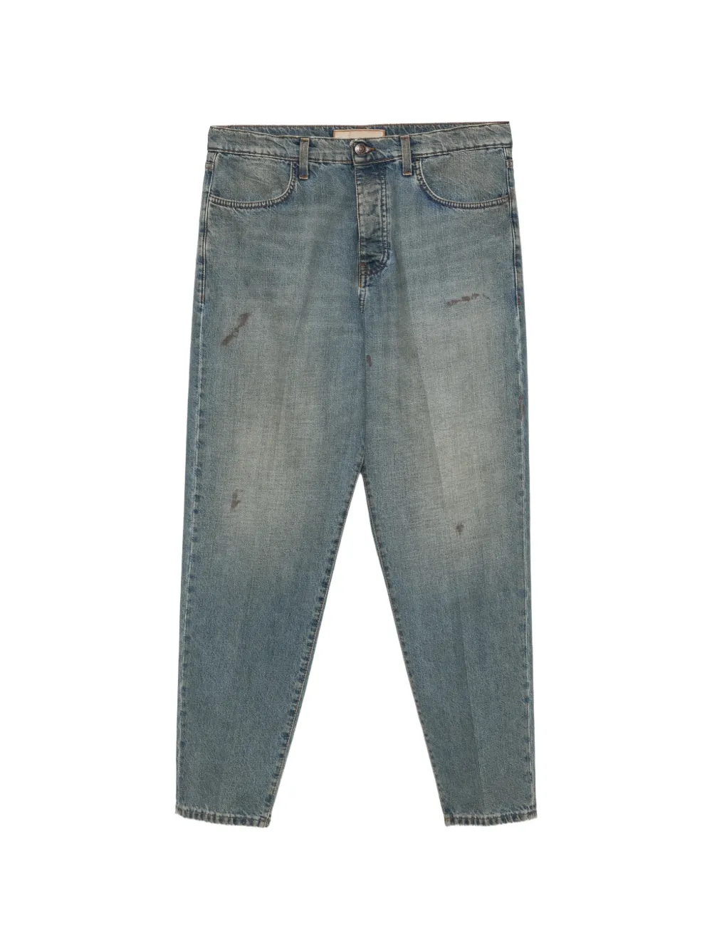 BONHEUR Nikko faded-effect straight-leg jeans - Blau