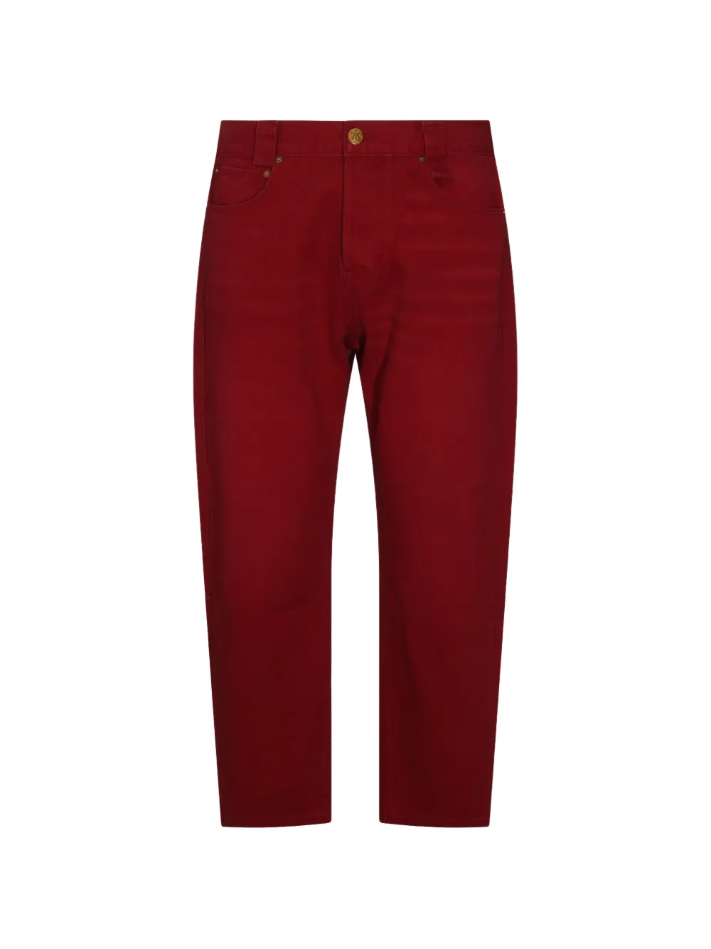 Willy Chavarria Chente logo-patch jeans - Rosso