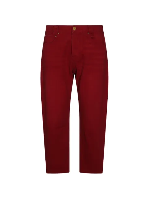Willy Chavarria Chente logo-patch jeans