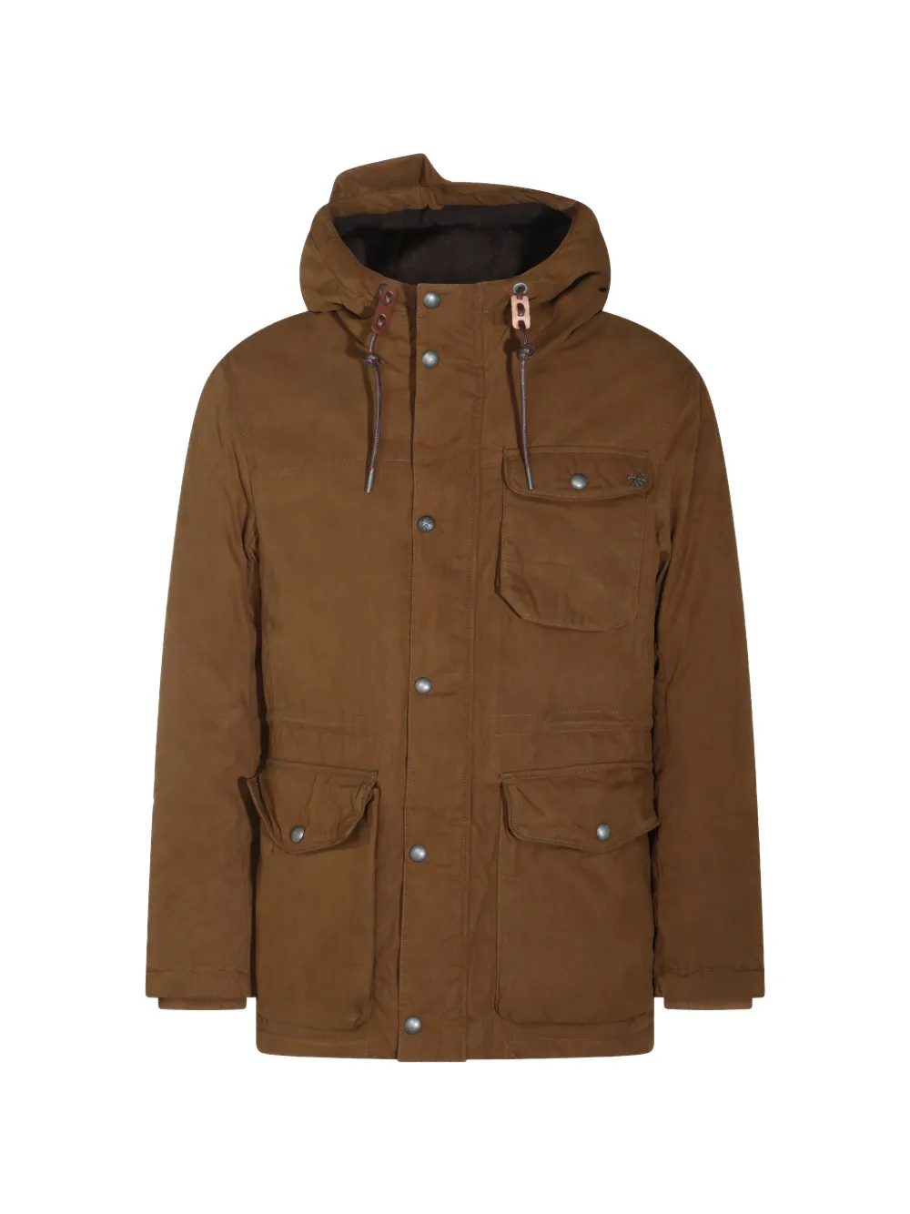 Waxman Brothers waxed hooded jacket