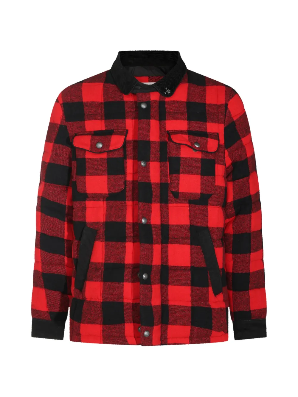 Waxman Brothers check-pattern long-sleeve jacket