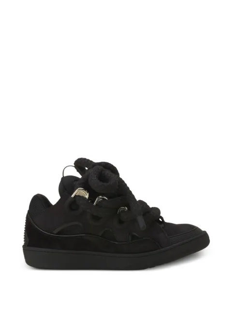 Lanvin baskets Curb snake en cuir