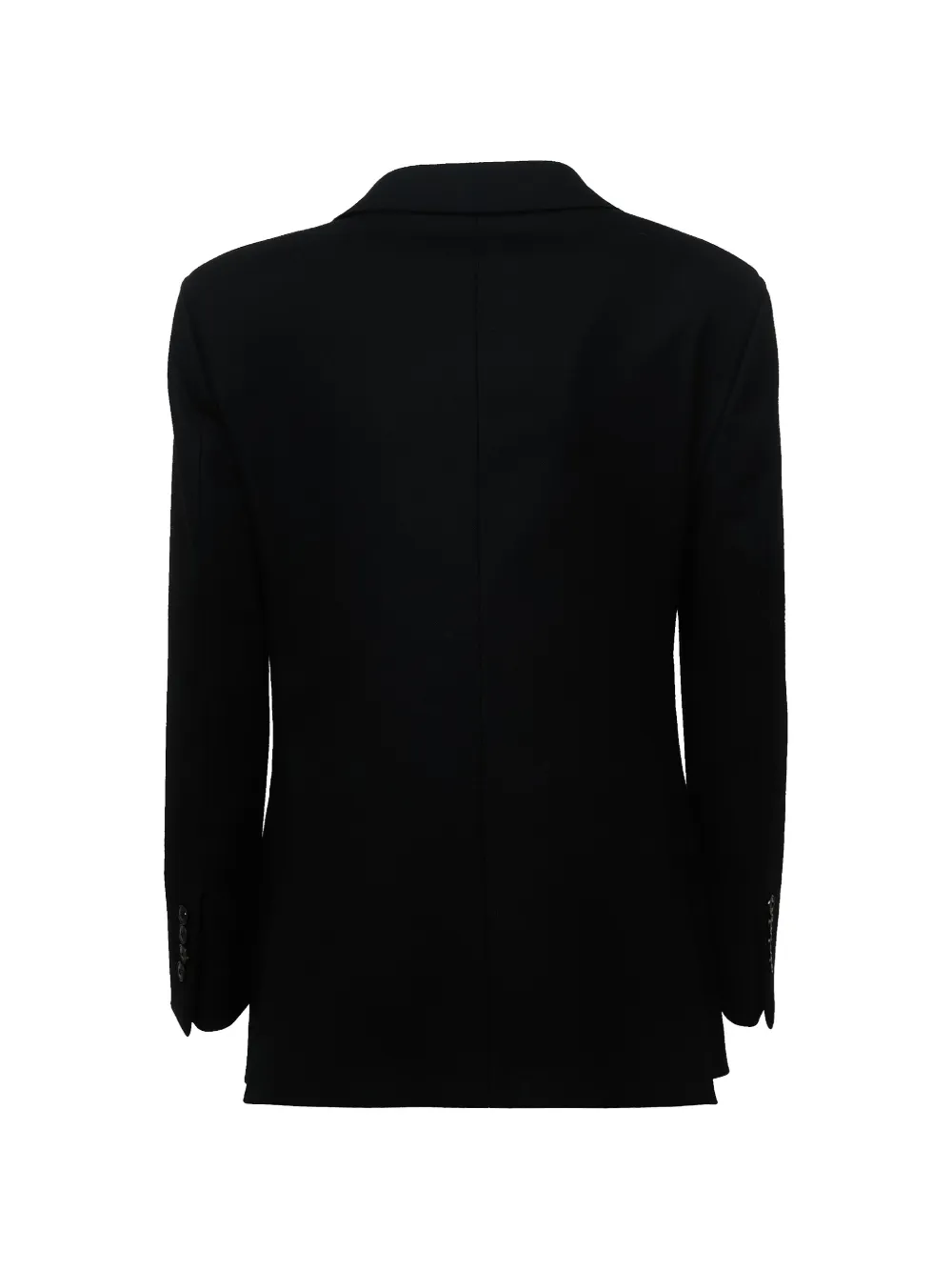 SAULINA Agnese blazer met enkele rij knopen Zwart