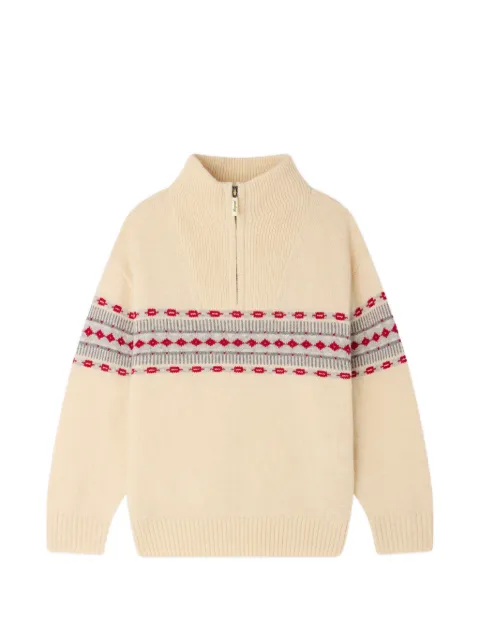 Bonpoint Manfred intarsia-knit sweater