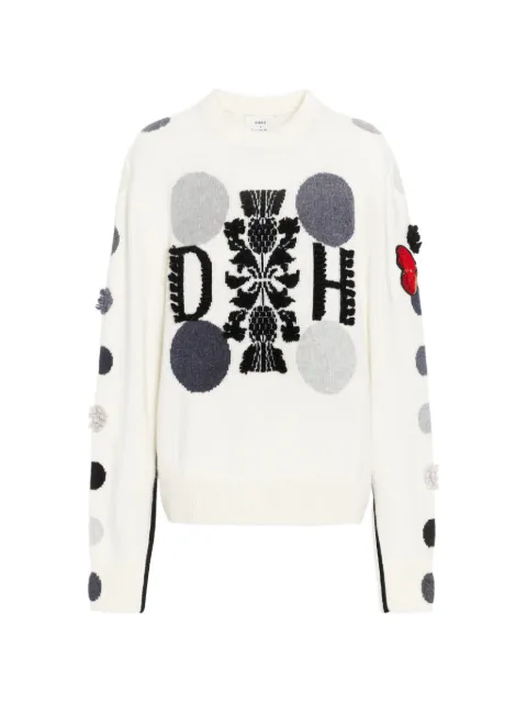 Barrie x Damien Hirst Maglione The Spots in maglia intarsiata a pois