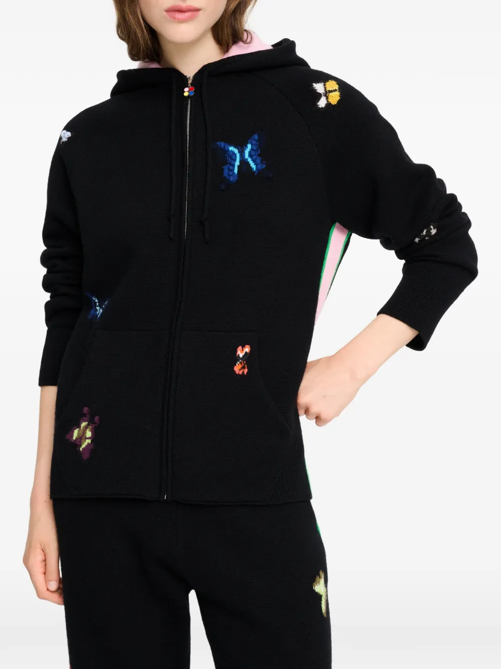 Barrie x Damien Hirst The Butterflies hoodie Zwart