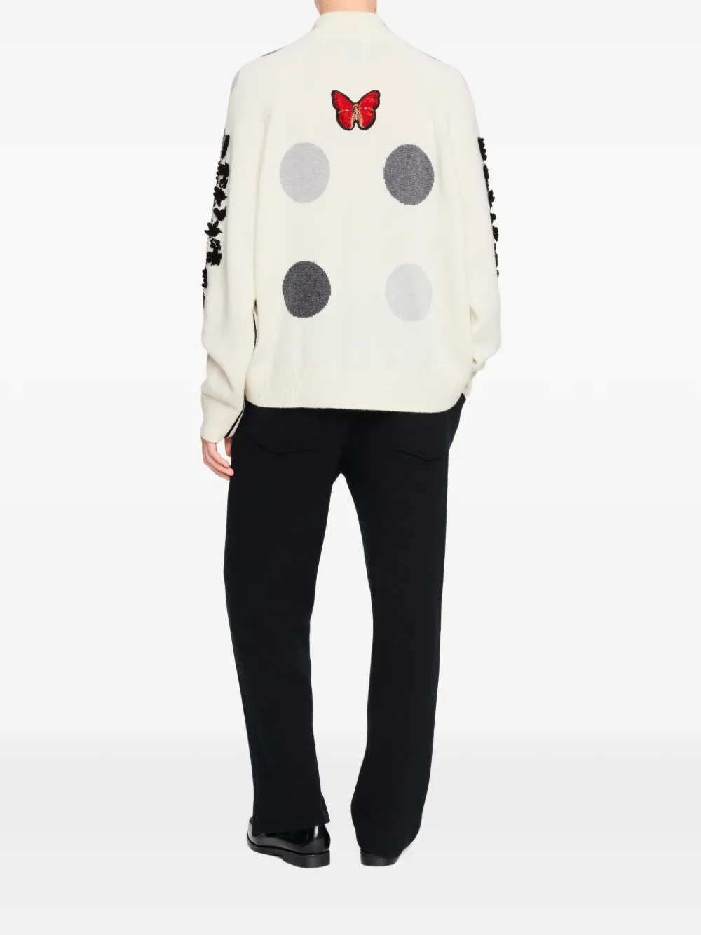 Barrie x Damien Hirst The Spots kasjmier trui Wit