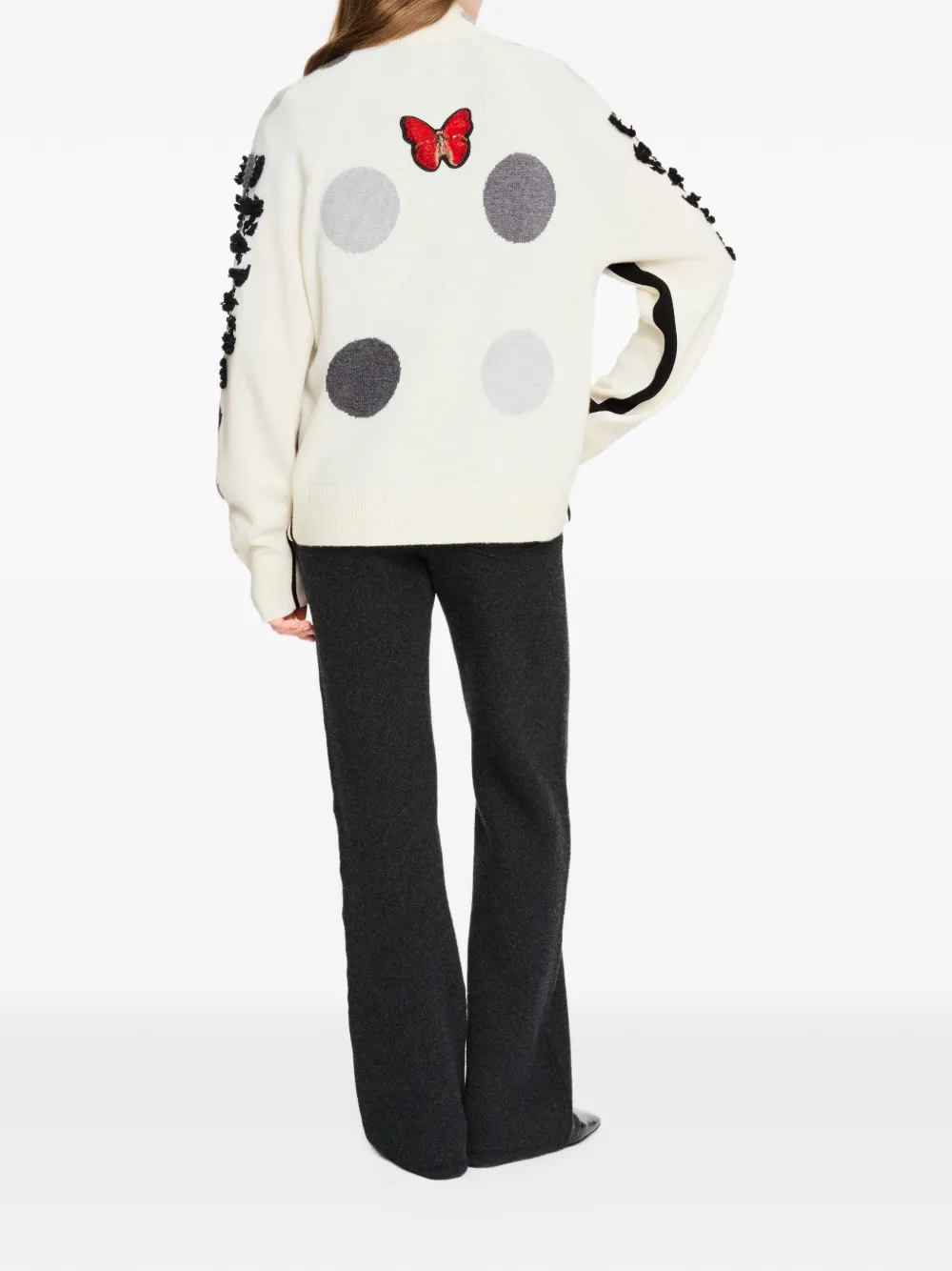 Barrie x Damien Hirst The Spots kasjmier trui Wit