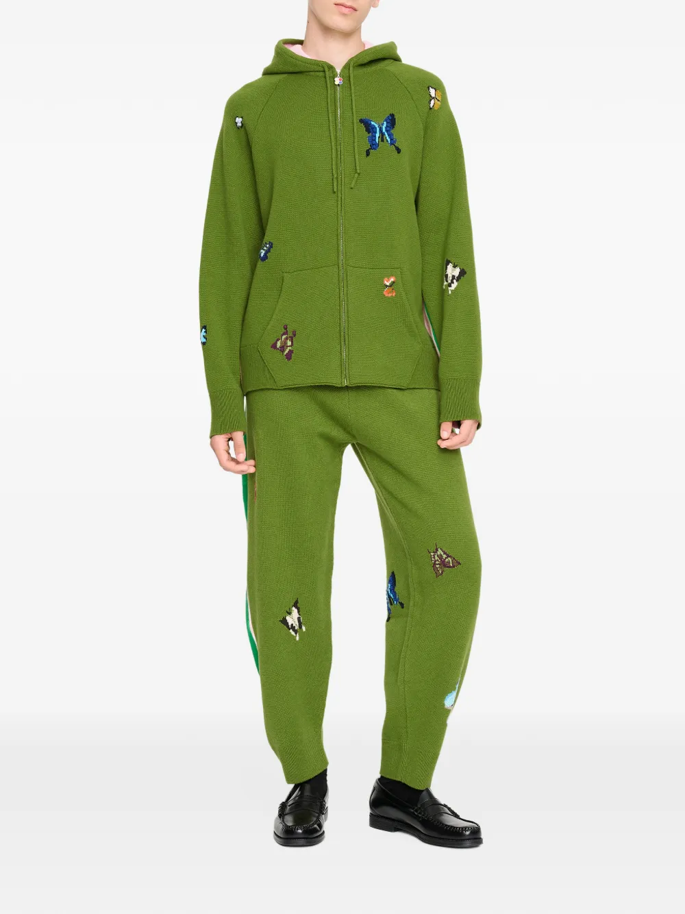 Barrie x Damien Hirst The Butterflies broek Groen